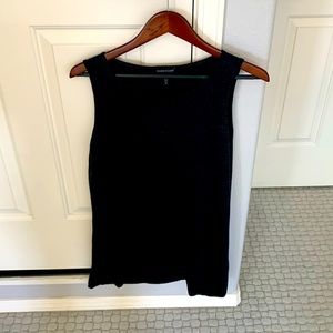 Eileen Fisher Grey Wool Sleeveless Sweater